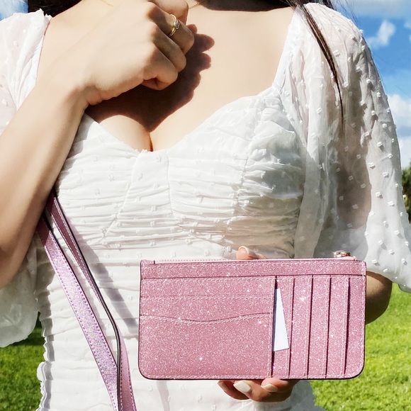 Kate Spade ♠️ Large Glitter ✨ Wallet - Picture 2 of 2